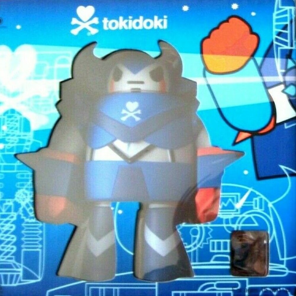 Tokidoki Plus Robots Vinyl Figure 2 Piece Set Design By Devilrobots- Rare New